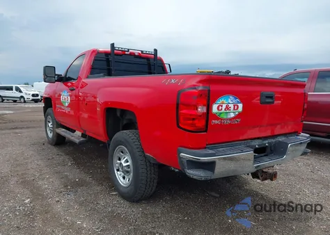 2018 Chevrolet Silverado 2500Hd Wt from USA, damaged, VIN 1GC0KUEG0JZ123978